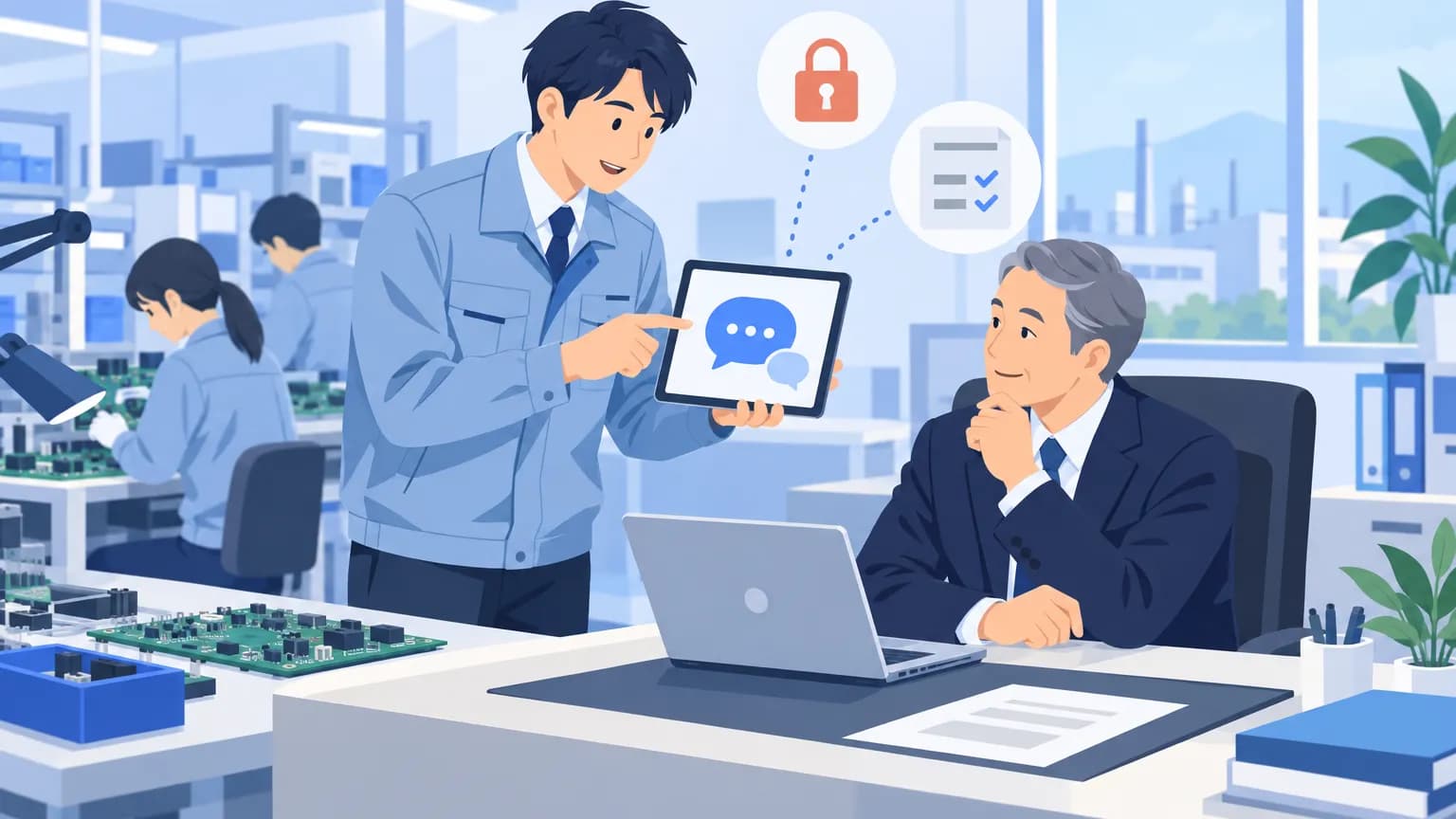 生成AIを入れない会社は多い?管理職は使うのに中堅メーカーが動けない理由