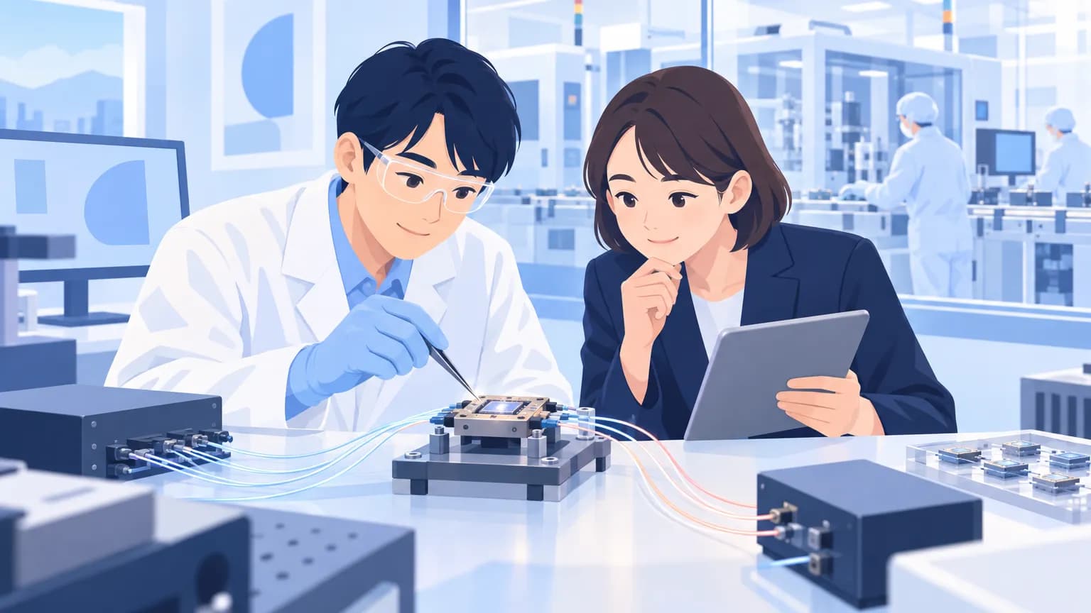 NTTなど、光チップレットの量産技術開発を本格化へ、AI基盤の省電力化狙う