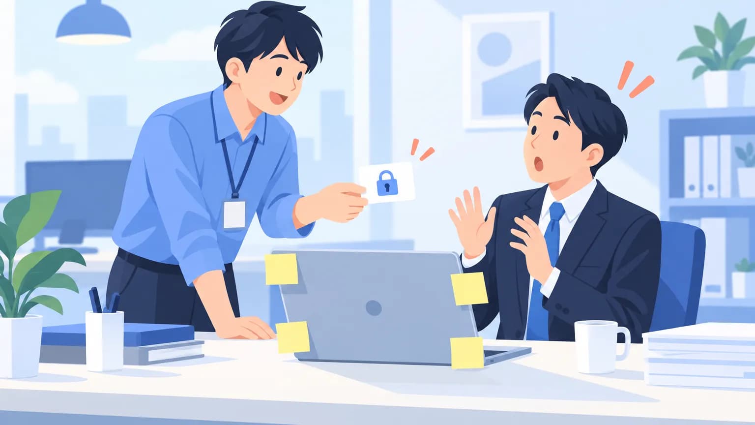 「パスワードの付箋」はなぜなくならない?役員のPCにも貼られる理由と減らし方